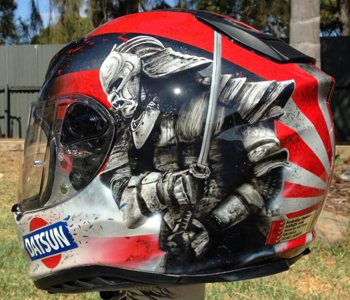 Detail Airbrush Helm Keren Nomer 23