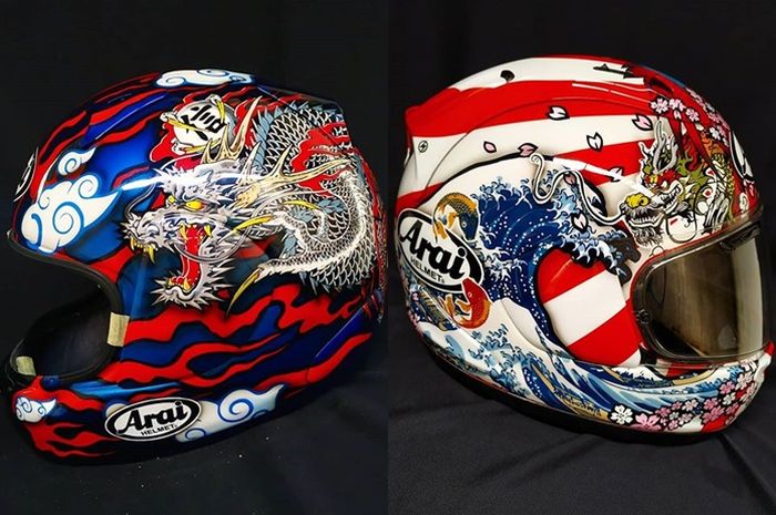 Detail Airbrush Helm Keren Nomer 24