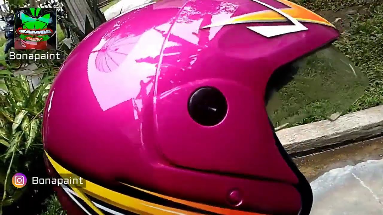 Detail Airbrush Helm Keren Nomer 33