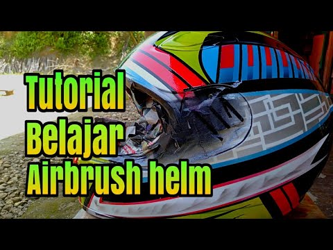Detail Airbrush Helm Keren Nomer 36