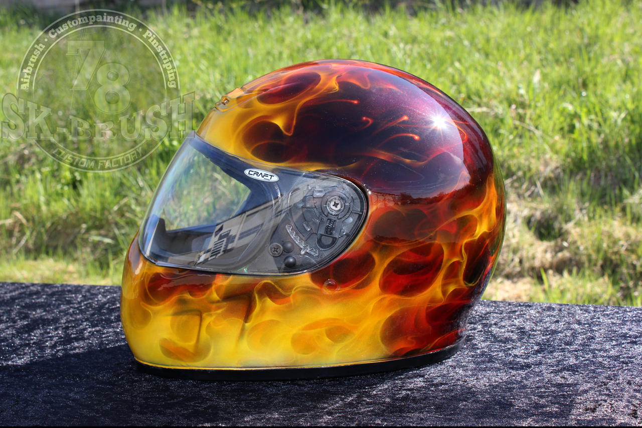 Detail Airbrush Helm Keren Nomer 51