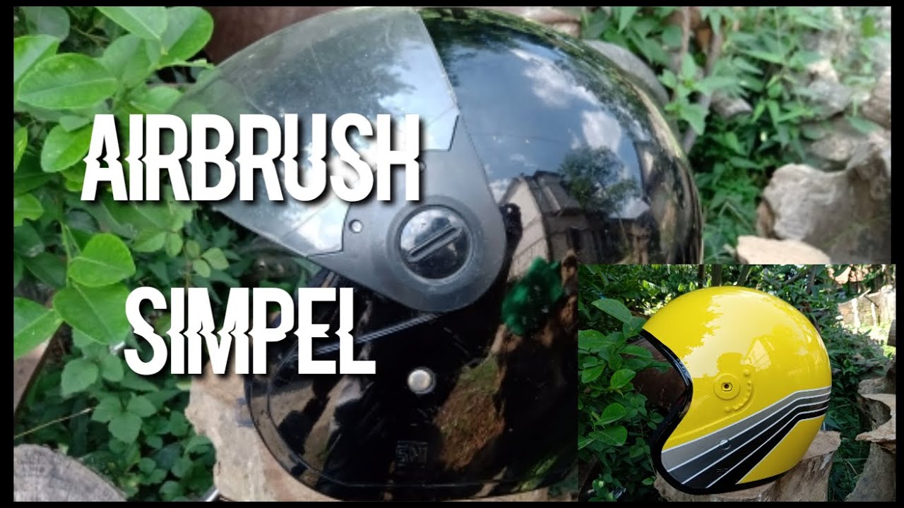 Detail Airbrush Helm Keren Nomer 54