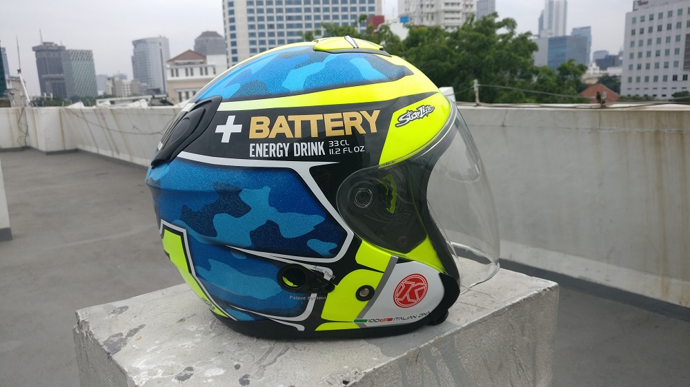 Detail Airbrush Helm Keren Nomer 57