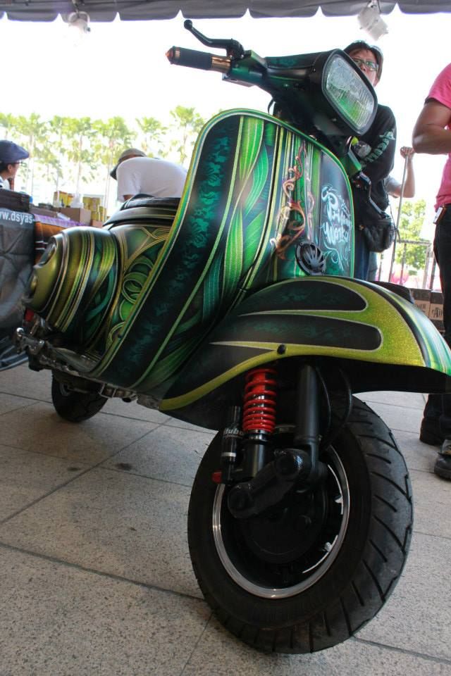 Detail Airbrush Vespa Px Nomer 10