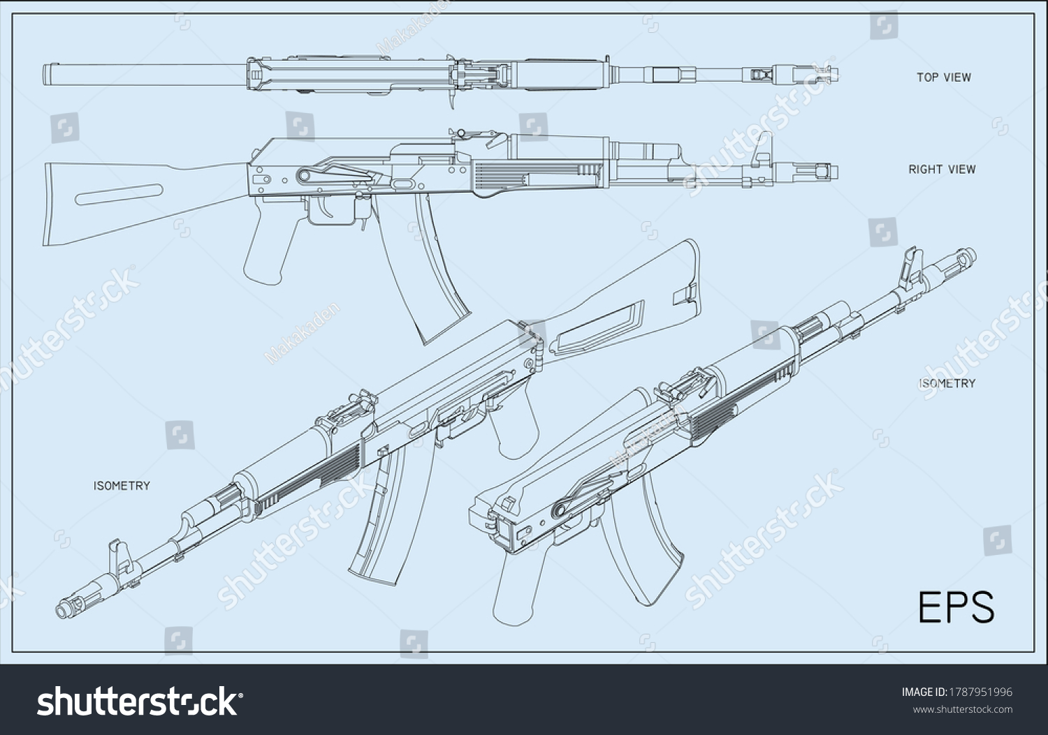 Detail Ak 47 Blueprints Download Nomer 11