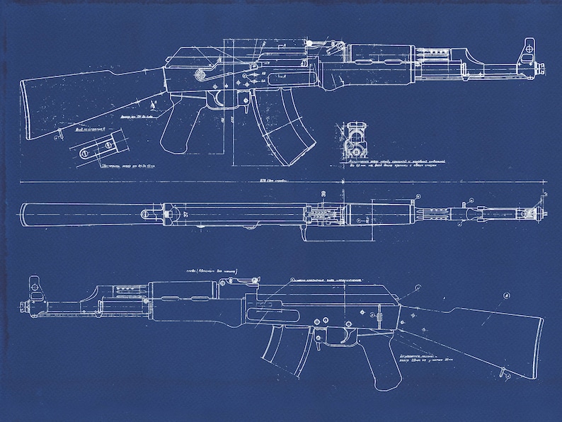 Detail Ak 47 Blueprints Download Nomer 12