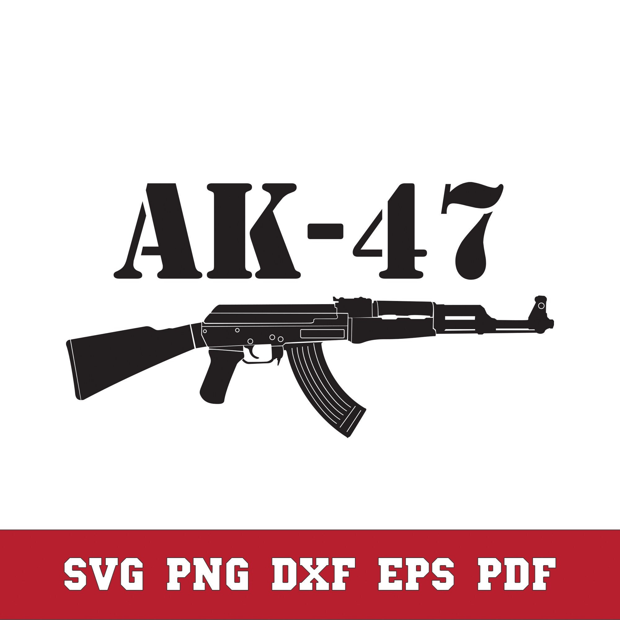 Detail Ak 47 Silhouette Png Nomer 18