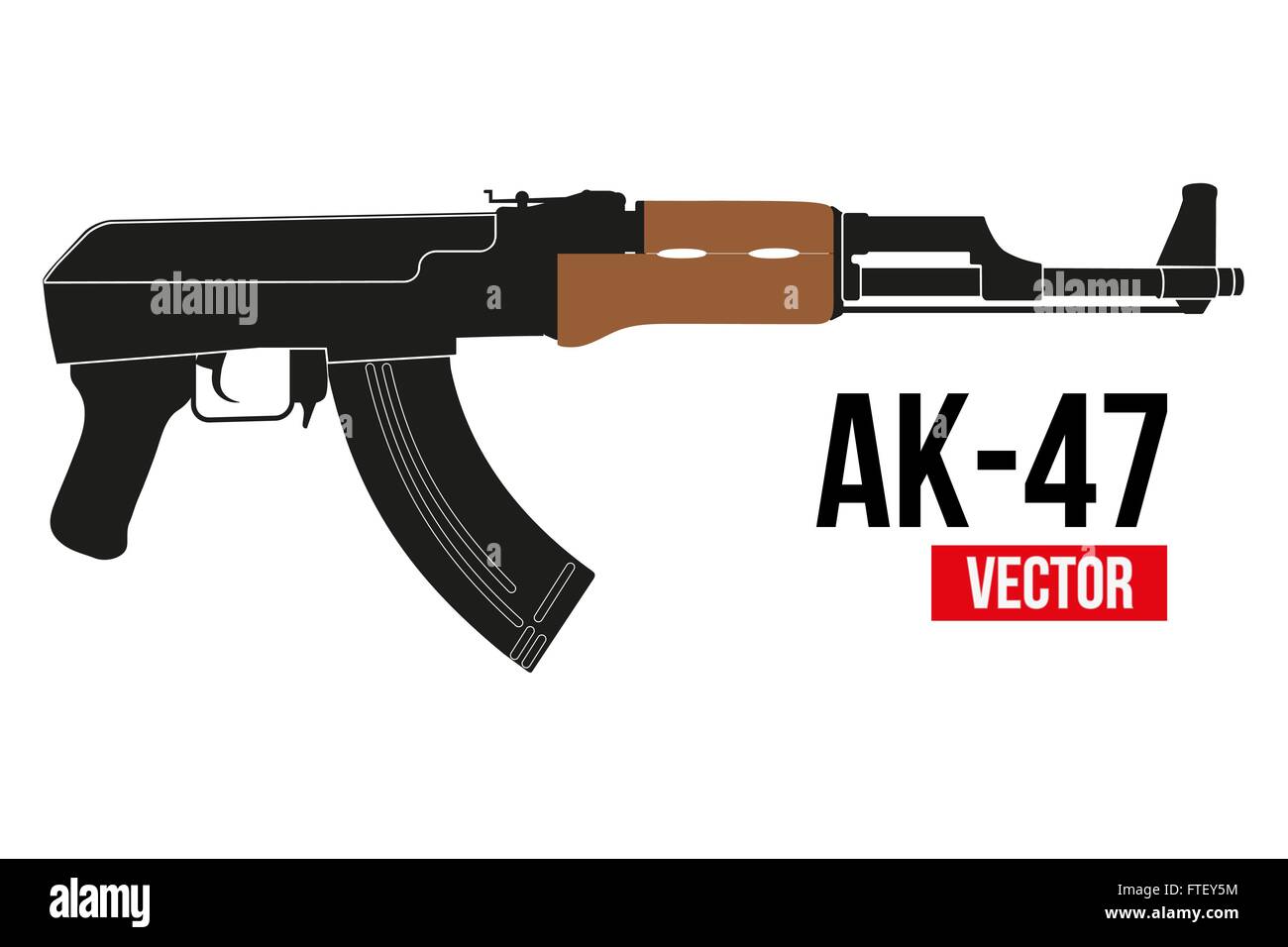 Detail Ak 47 Vector Nomer 16