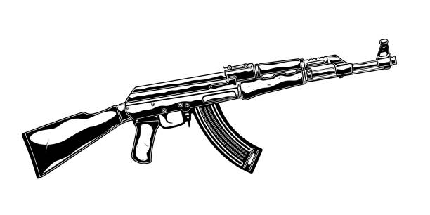 Detail Ak 47 Vector Nomer 22