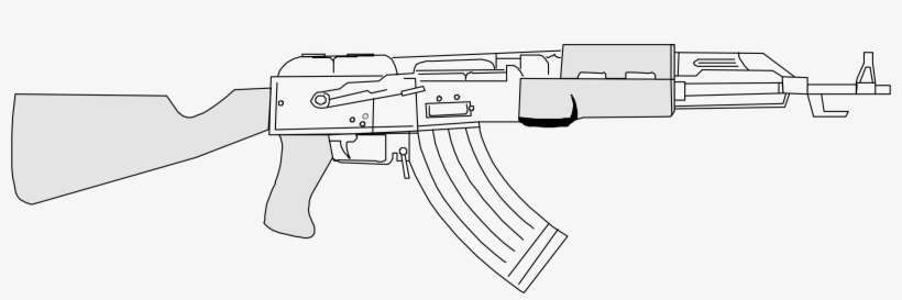 Detail Ak 47 Vector Nomer 34