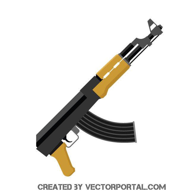 Detail Ak 47 Vector Nomer 40