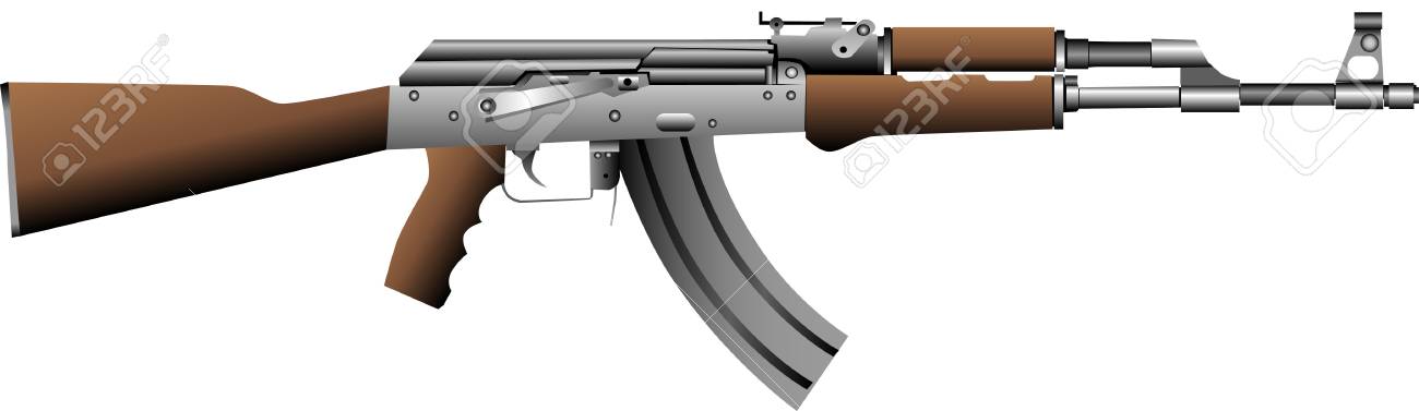 Detail Ak 47 Vector Nomer 48