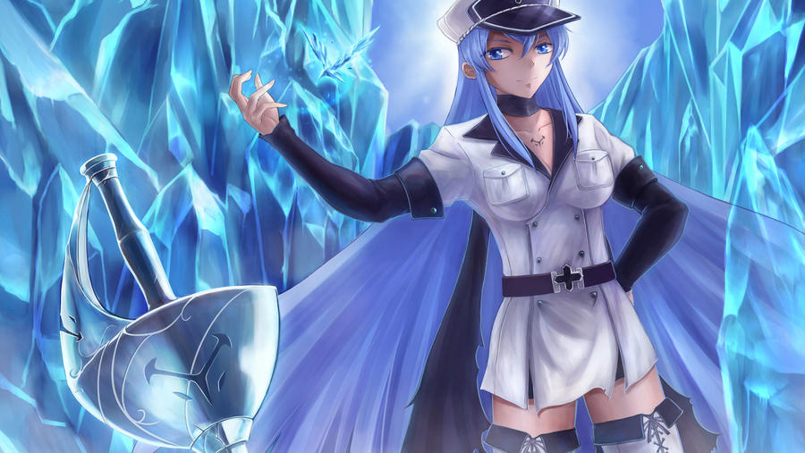 Detail Akame Ga Kill Esdeath Wallpaper Nomer 25