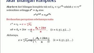 Akar Bilangan Kompleks - KibrisPDR