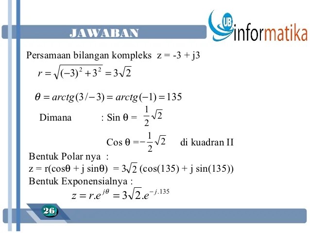 Detail Akar Bilangan Kompleks Nomer 18