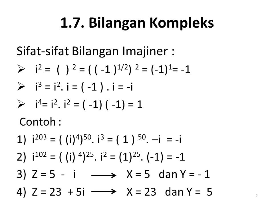 Detail Akar Bilangan Kompleks Nomer 20