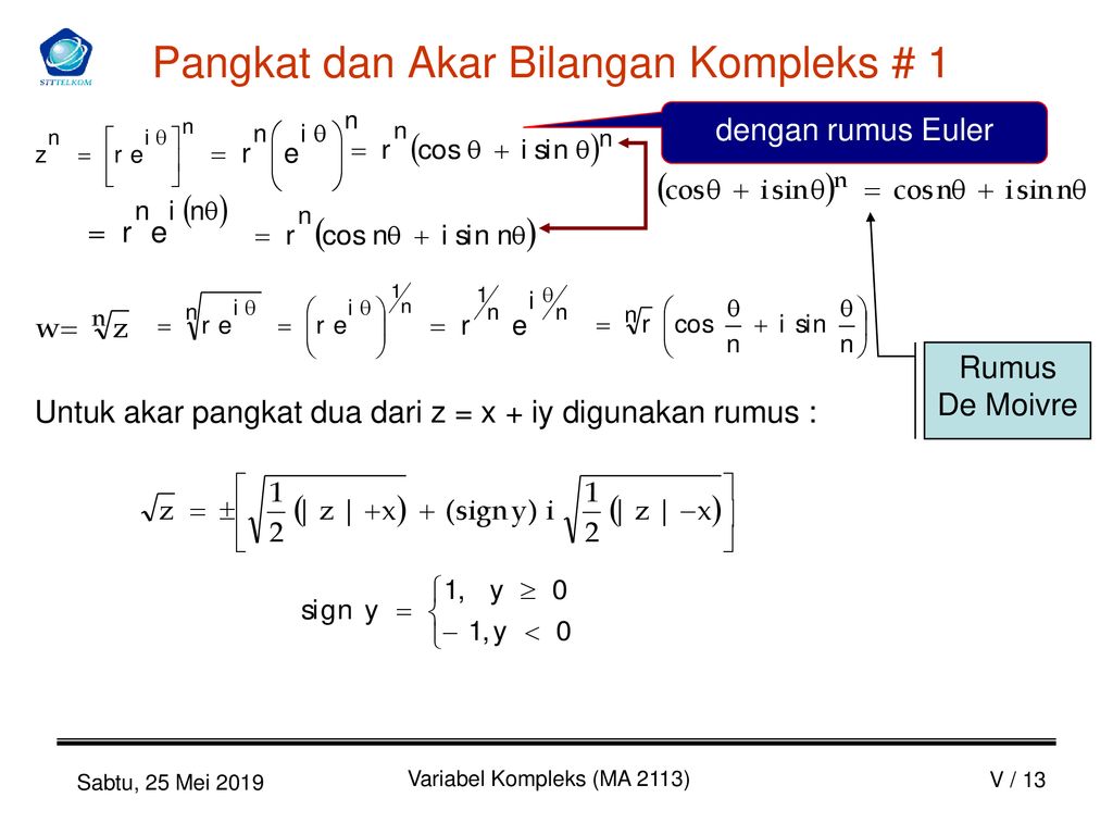 Detail Akar Bilangan Kompleks Nomer 21