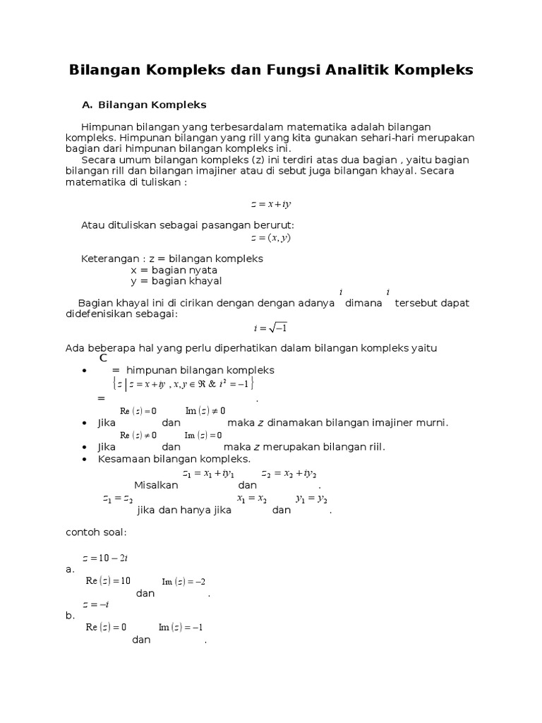 Detail Akar Bilangan Kompleks Nomer 29