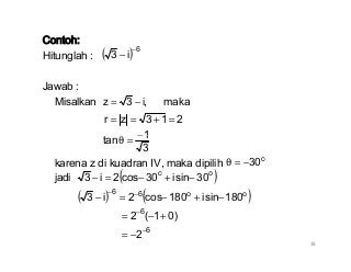 Detail Akar Bilangan Kompleks Nomer 10