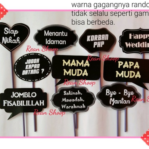 Detail Aksesoris Tulisan Photo Booth Nomer 10