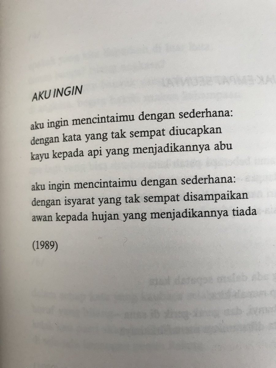 Detail Aku Ingin Mencintaimu Dengan Sederhana Puisi Nomer 17