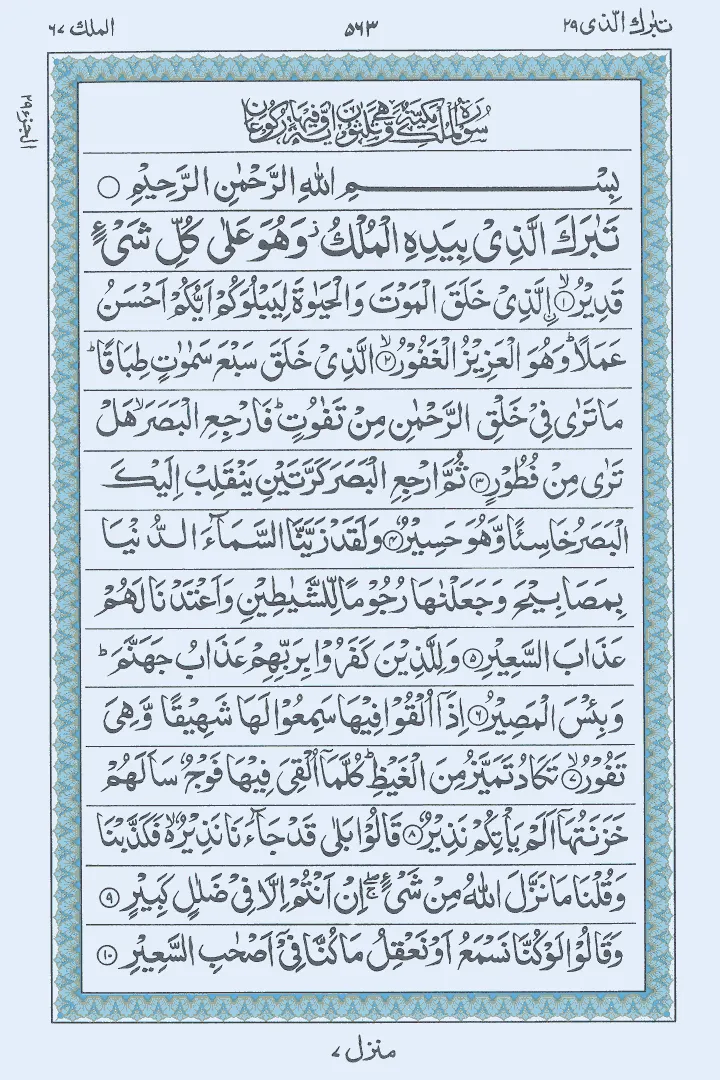 Detail Al Mulk Surat Ke Nomer 9