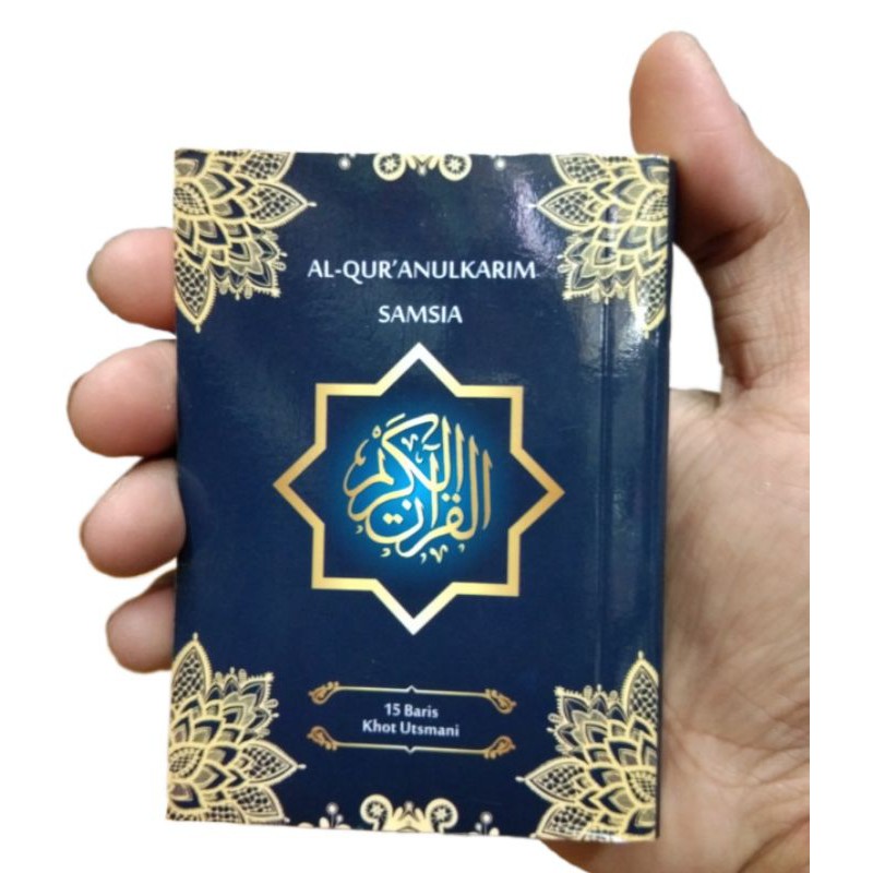 Detail Al Quran Cantik Warna Biru Nomer 46