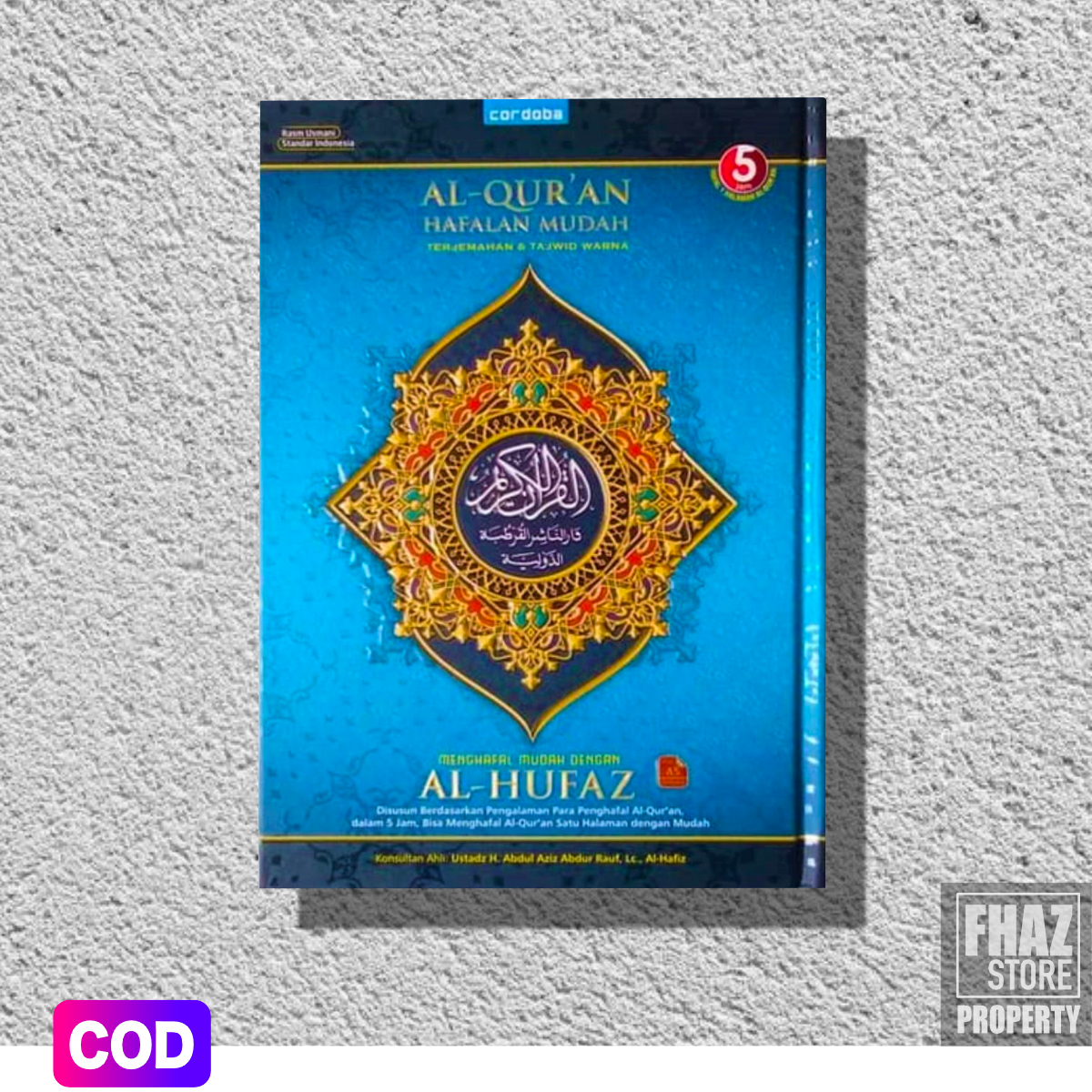 Detail Al Quran Cantik Warna Biru Nomer 7