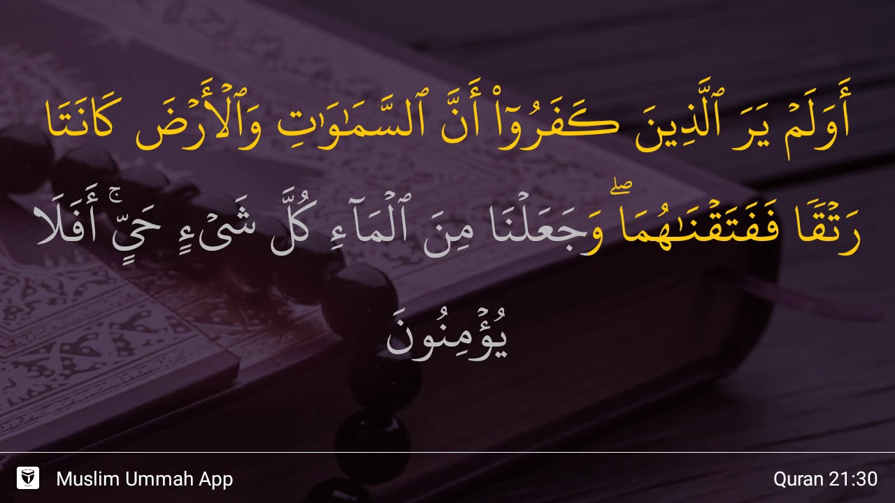 Detail Al Quran Surat Al Anbiya Ayat 30 Nomer 5