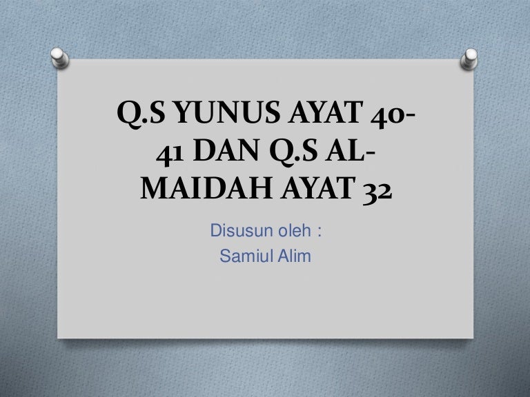 Detail Al Quran Surat Al Maidah Ayat 32 Nomer 28