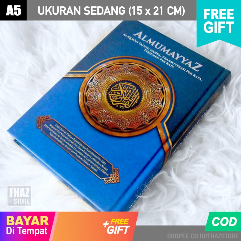 Detail Al Quran Warna Biru Nomer 35