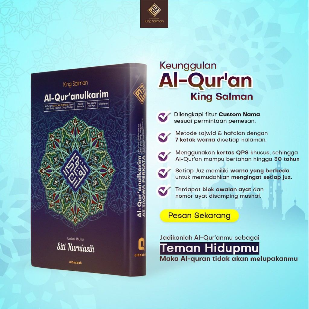 Detail Al Quran Warna Biru Nomer 37