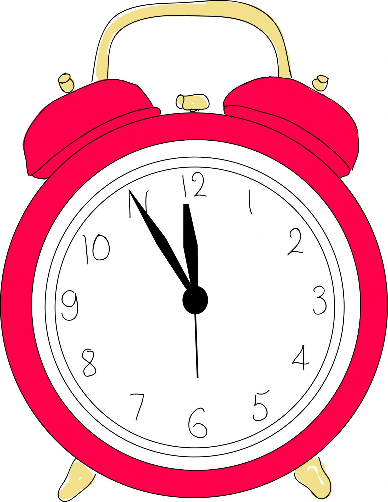 Detail Alarm Clock Clipart Nomer 6