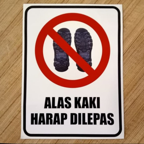 Detail Alas Kaki Harap Dilepas Logo Nomer 23