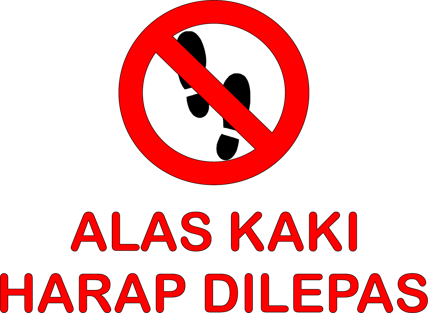 Detail Alas Kaki Harap Dilepas Logo Nomer 4