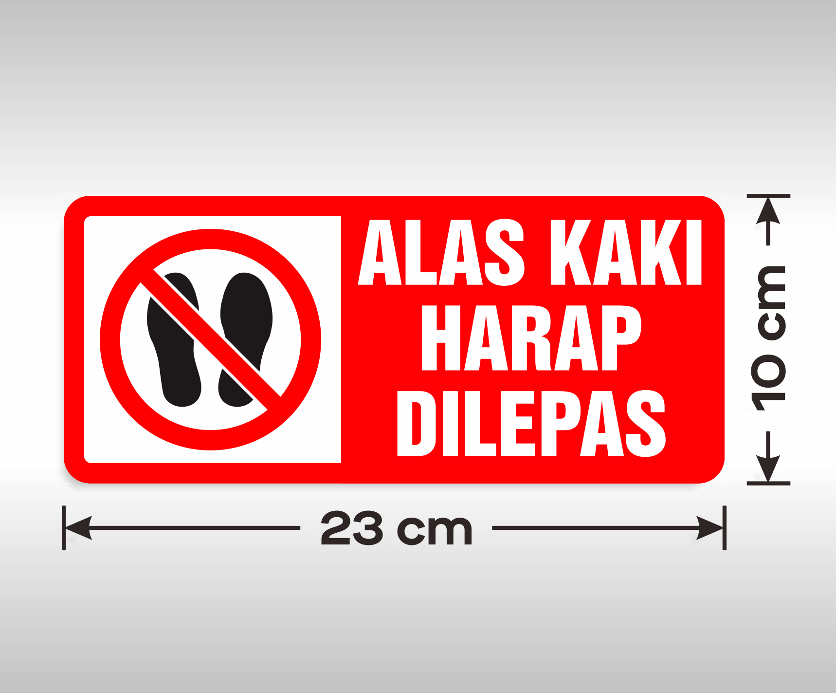 Detail Alas Kaki Harap Dilepas Logo Nomer 7