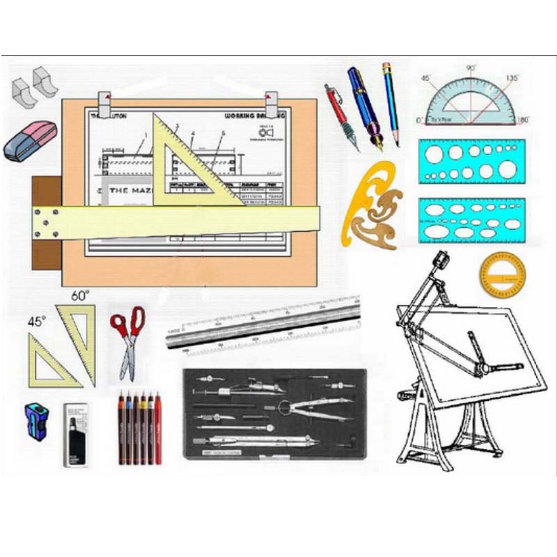 Detail Alat Alat Gambar Teknik Nomer 8