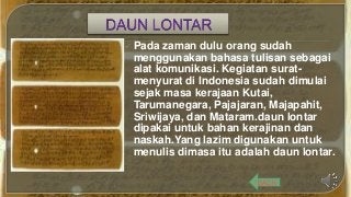 Detail Alat Komunikasi Daun Lontar Nomer 42