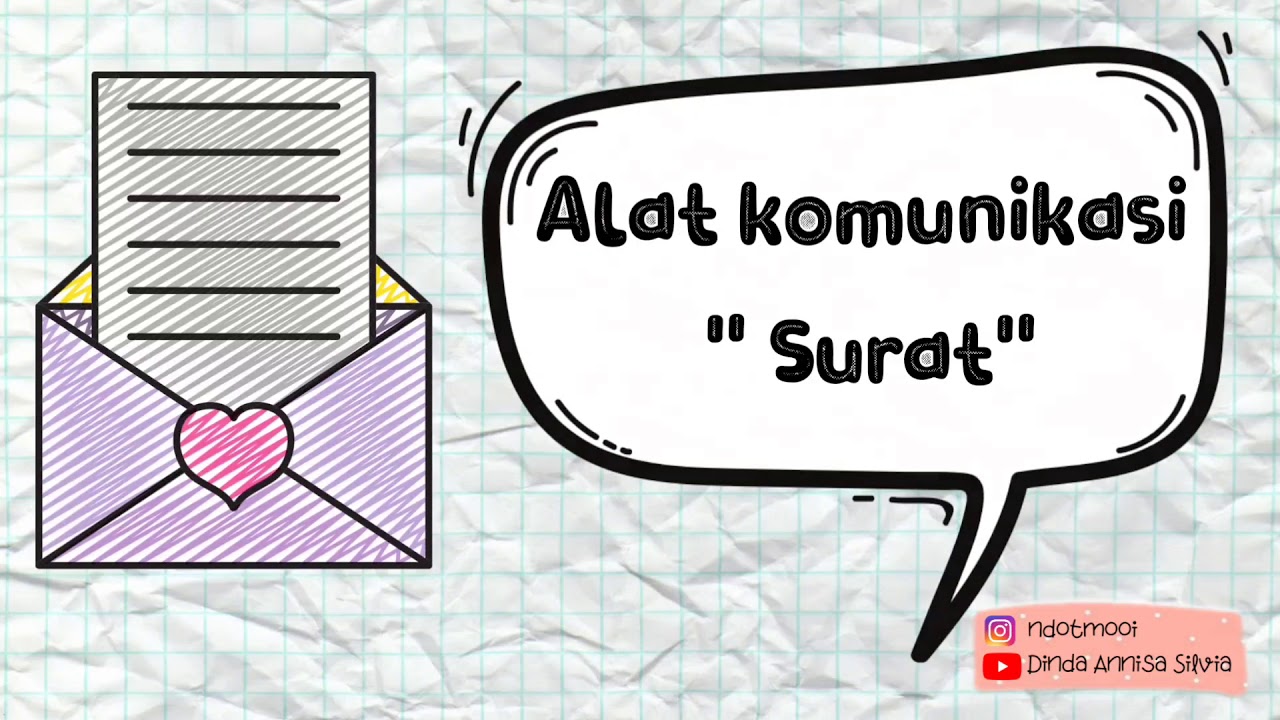 Detail Alat Komunikasi Surat Nomer 42