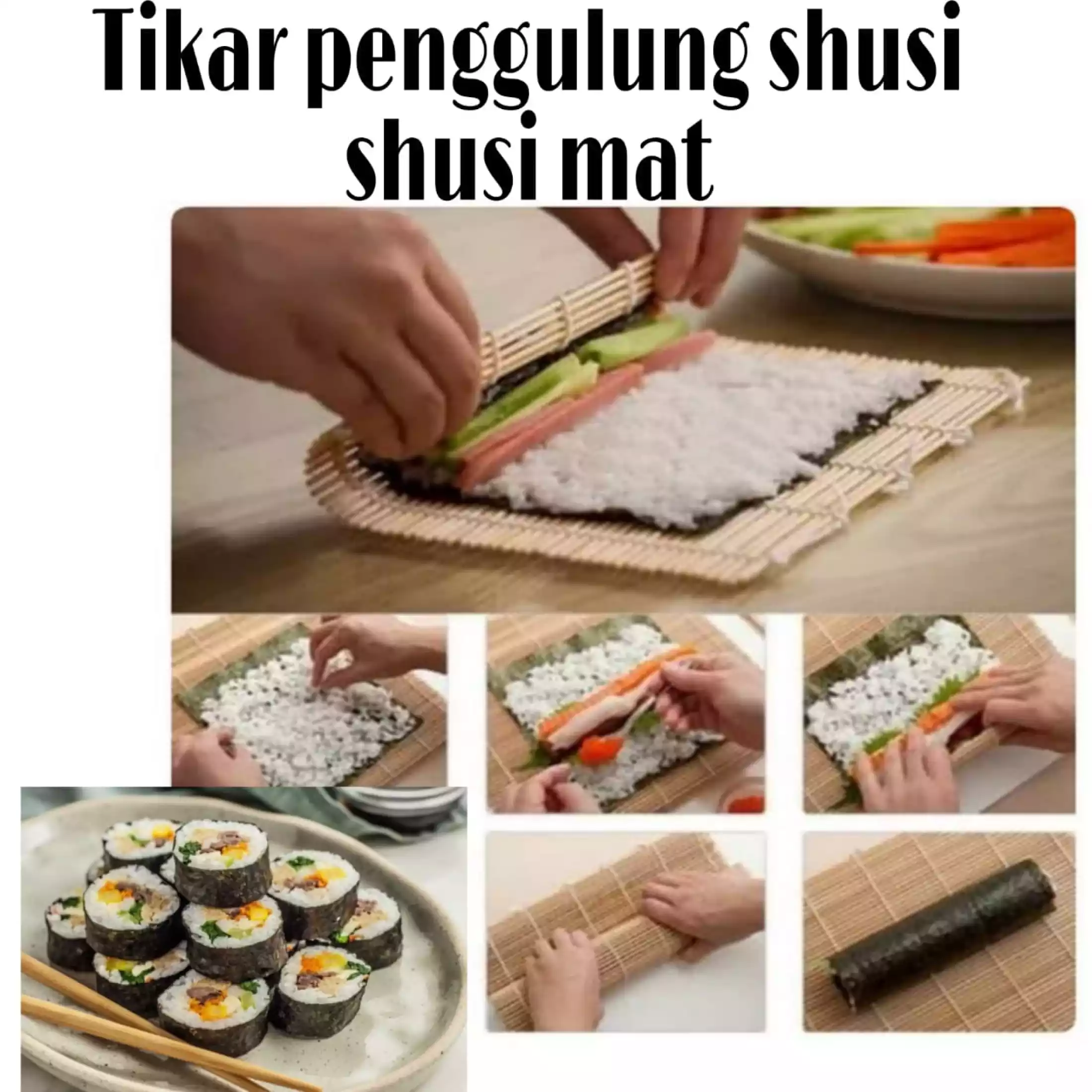 Detail Alat Membuat Sushi Nomer 28