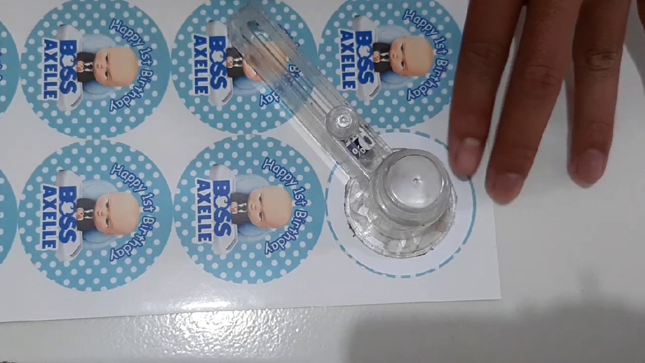 Detail Alat Pemotong Stiker Bulat Nomer 10