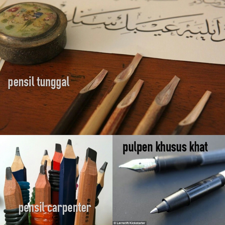 Detail Alat Tulis Kaligrafi Nomer 18