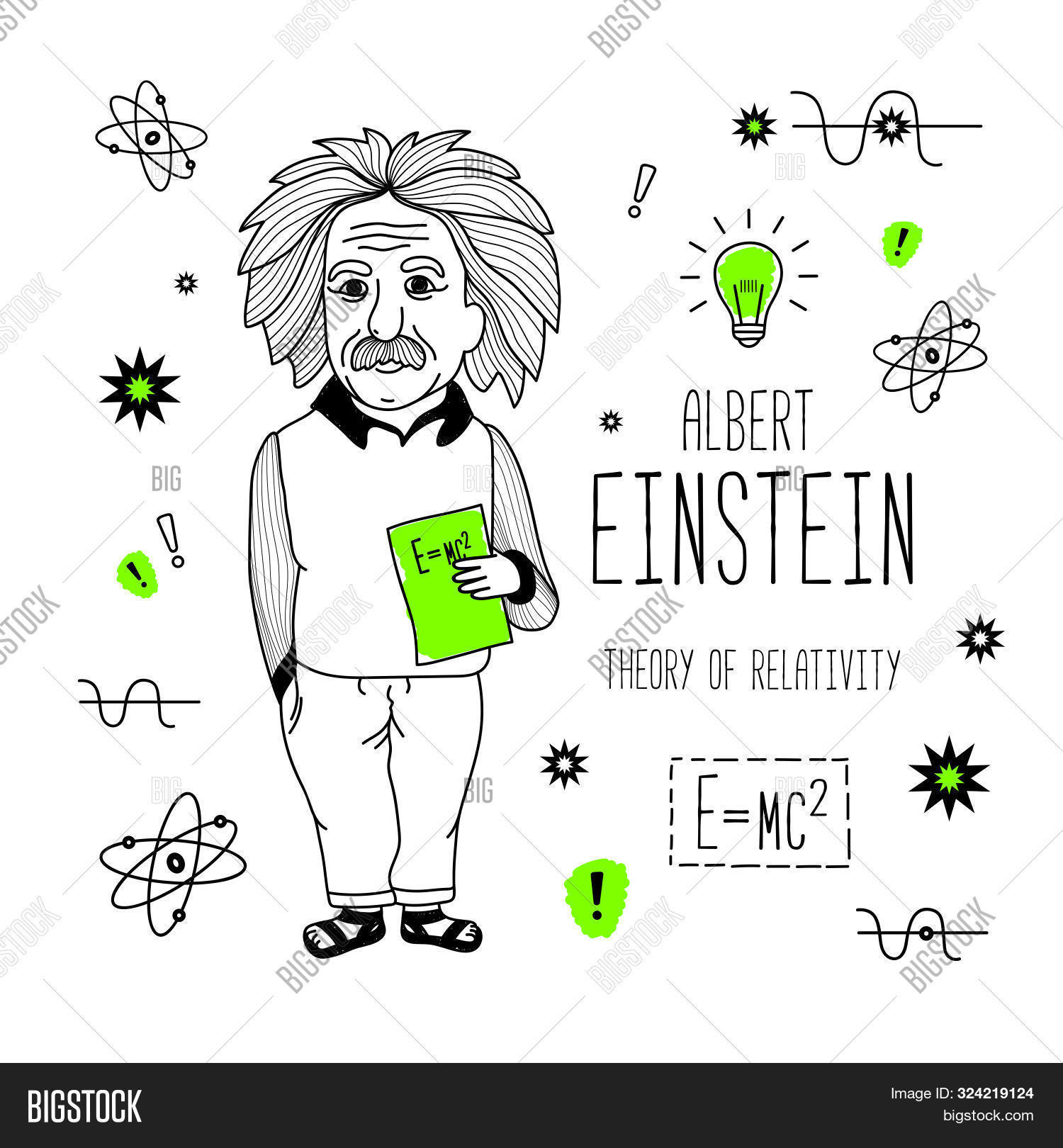 Detail Albert Einstein Vector Nomer 27