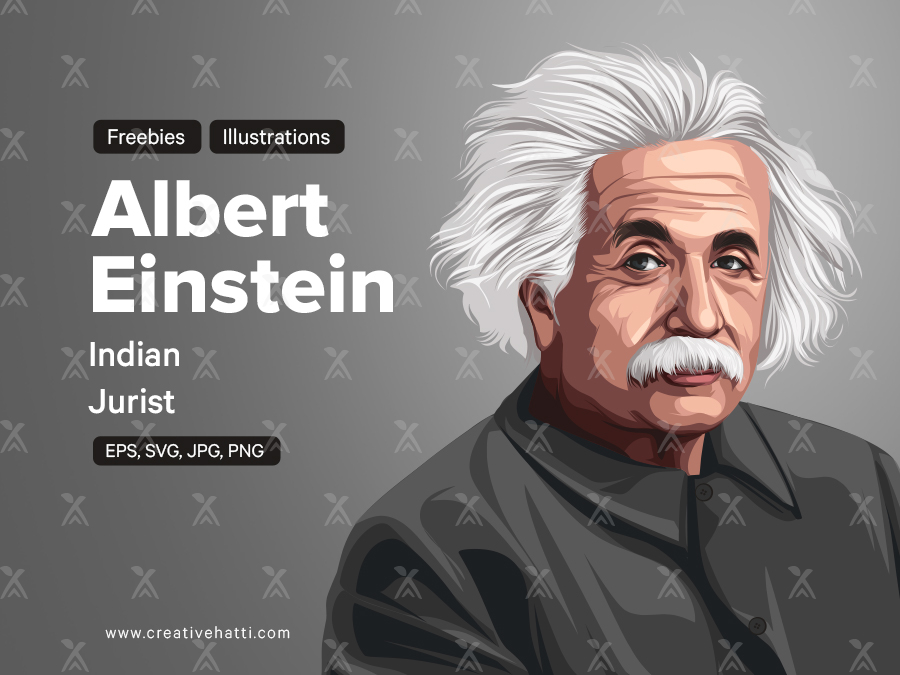 Detail Albert Einstein Vector Nomer 35