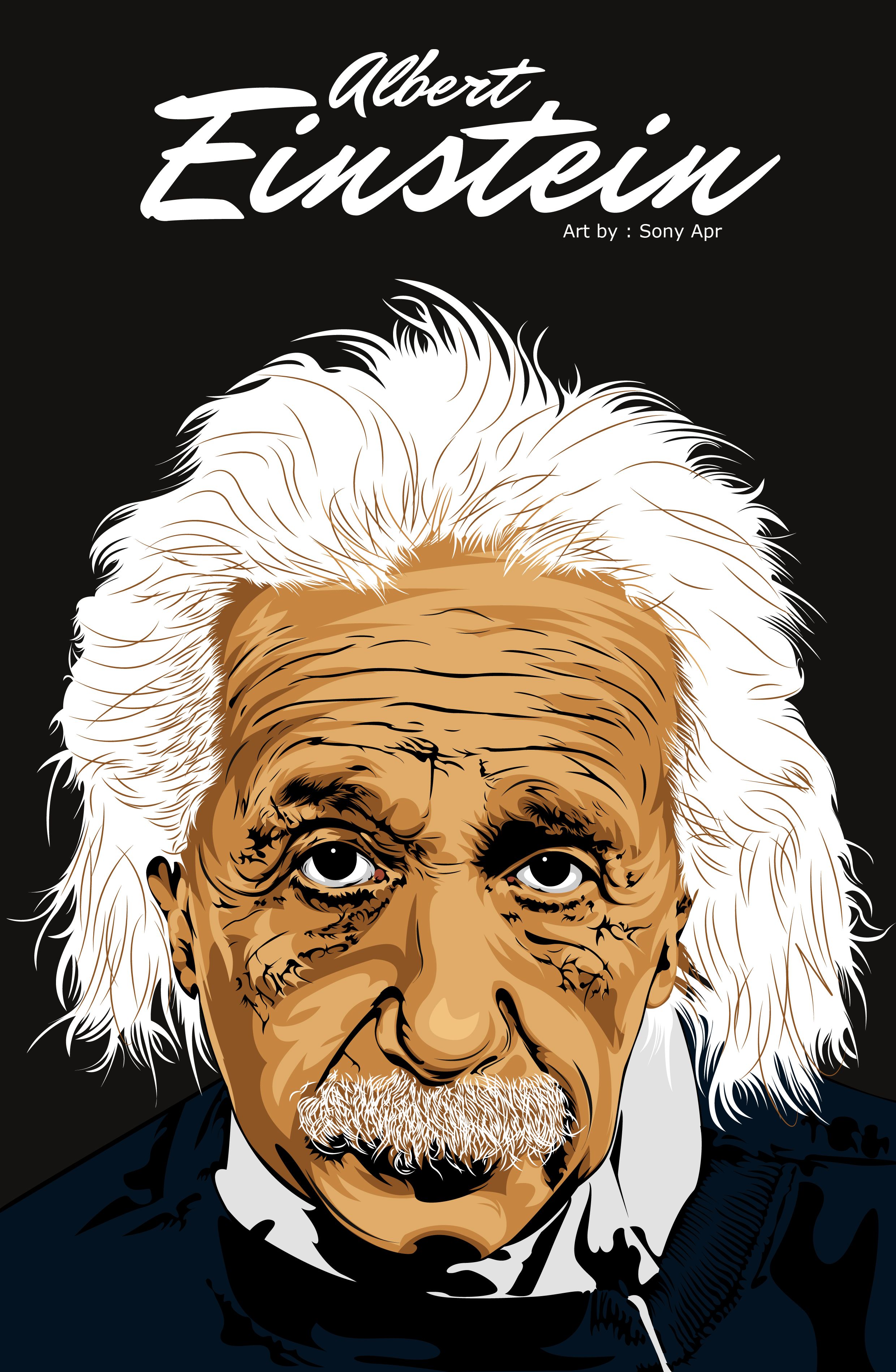 Detail Albert Einstein Vector Nomer 9