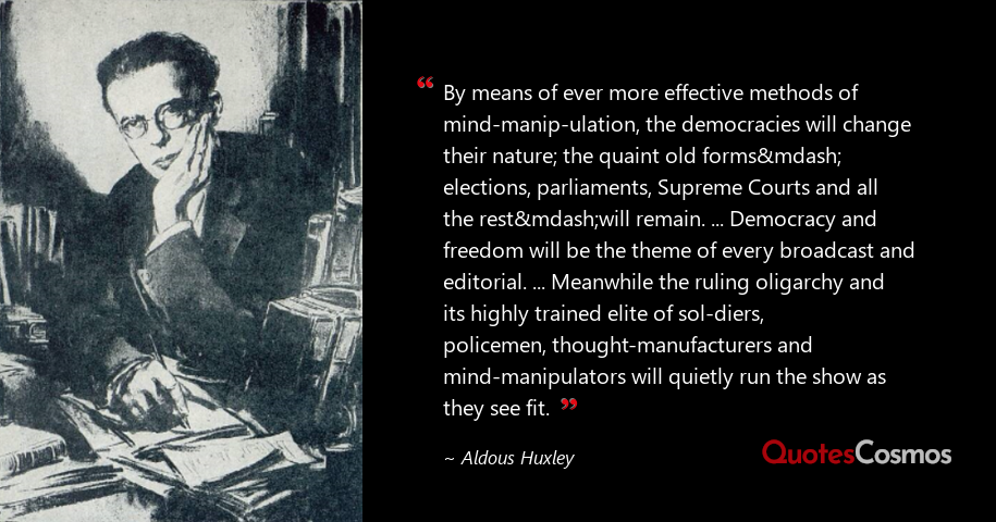 Detail Aldous Huxley Quotes Nomer 9
