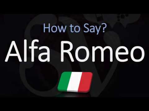 Detail Alfa Romeo Pronunciation Nomer 2