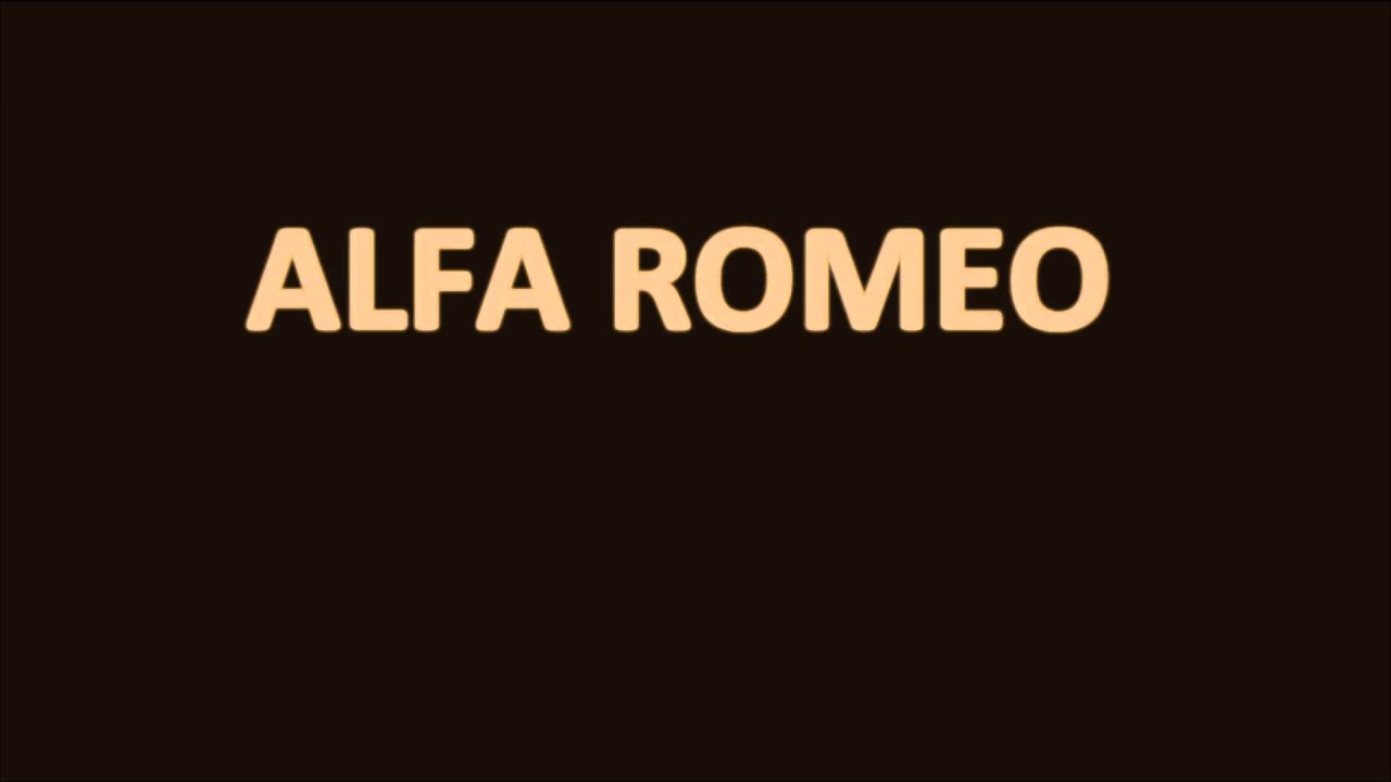 Detail Alfa Romeo Pronunciation Nomer 4