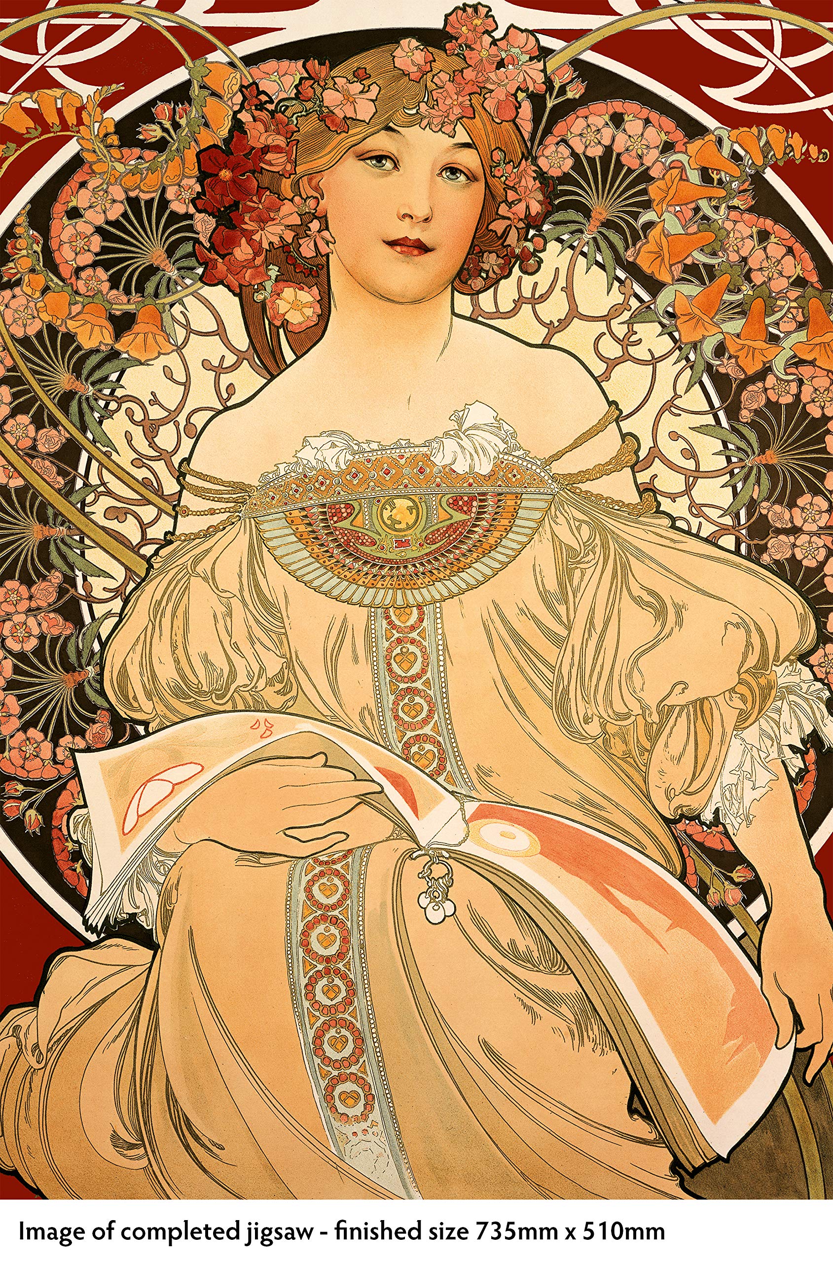 Detail Alfons Mucha Daydream Nomer 18