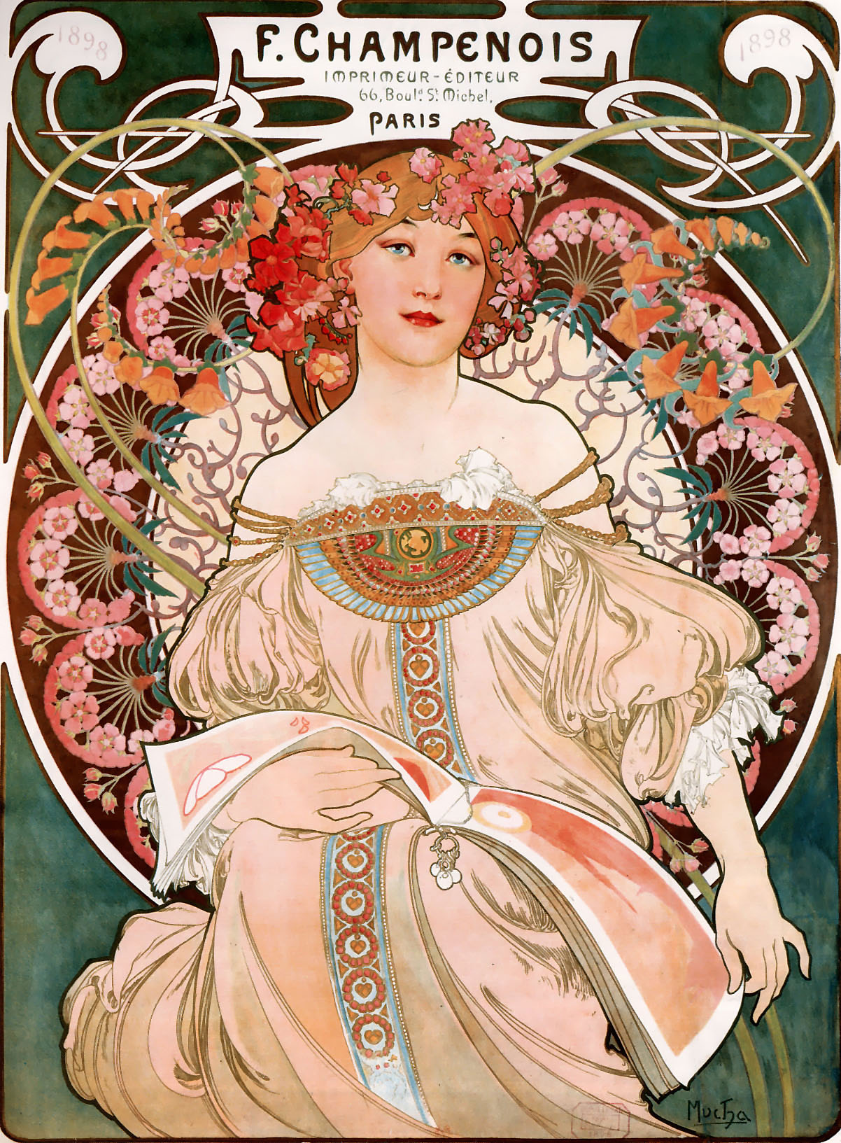 Detail Alfons Mucha Daydream Nomer 4